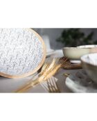 6 Petits bols en Porcelaine Sasebo  gris - 350ml