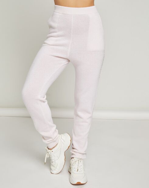 Jogging en Laine & Cachemire Jimi rose clair