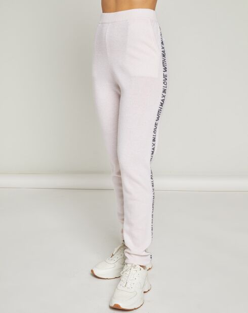 Jogging en Laine & Cachemire Jimi rose clair