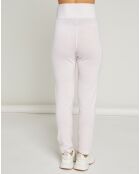 Pantalon en Laine & Cachemire Babo rose clair