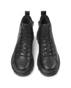 Boots en Cuir Brutus noires