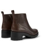 Boots en Cuir Wanda marron