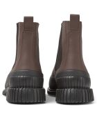 Chelsea boots en Cuir Pix marron