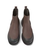 Chelsea boots en Cuir Pix marron