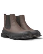 Chelsea boots en Cuir Pix marron