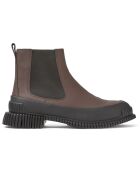 Chelsea boots en Cuir Pix marron