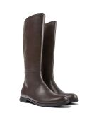 Stivali in pelle Mil Brown