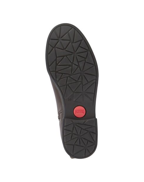 Stivali in pelle Mil Brown