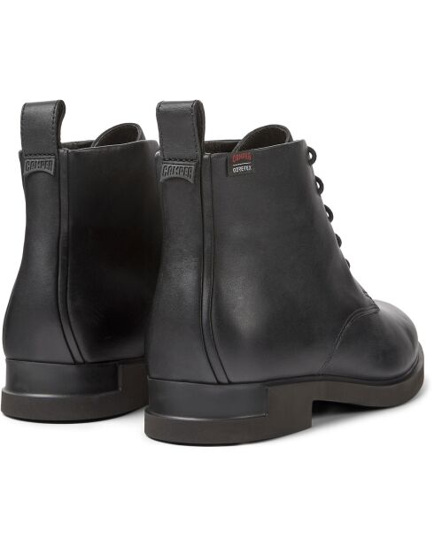 Boots en Cuir Iman noires