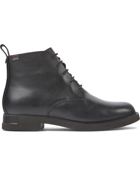 Boots en Cuir Iman noires