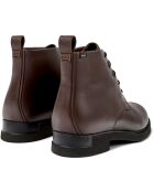 Boots en Cuir Iman marron