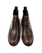 Boots en Cuir Iman marron