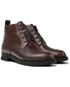Boots en Cuir Iman marron