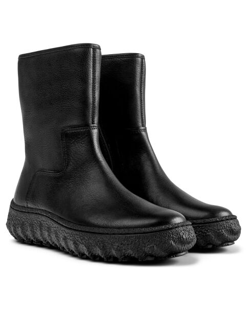 Boots en Cuir Ground noires