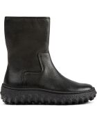 Boots en Cuir Ground noires