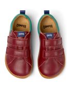 Bottillons en Cuir Peu bordeaux