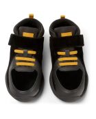 Bottillons en Cuir Driftie noir/jaune