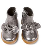 Bottines en Cuir Pursuit argentés