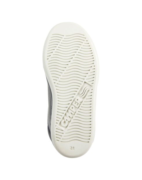 Baskets en Cuir Runner marine