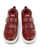 Baskets en Cuir Runner bordeaux