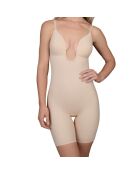 Body esculpido en Deep V beige