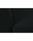 Fauteuil Quince Velours côtelé noir - 97x92x80 cm
