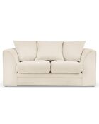 Canapé Quince Velours côtelé 2 Places beige clair - 150x92x80 cm