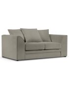 Canapé Quince Velours côtelé 2 Places gris clair - 150x92x80 cm