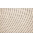 Canapé Convertible avec Coffre Cartadera Velours côtelé 3 Places beige - 222x100x92 cm