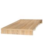 Console Extensible Nora bois - 235x90x75 cm