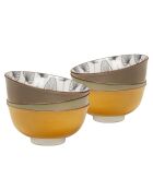 6 Petits bols en Porcelaine Sasebo  gris - 350ml