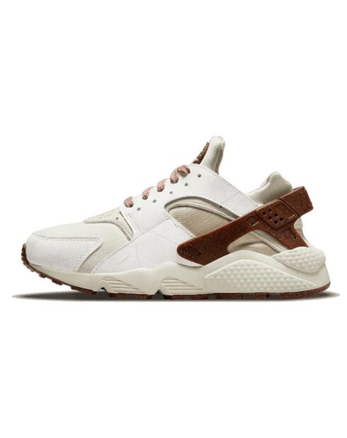Air Huarache Pink Glaze wit/bruine sneakers