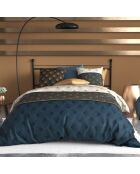 Parure housse de couette Opal verte