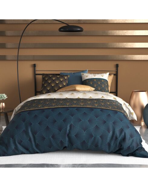 Parure housse de couette Opal verte