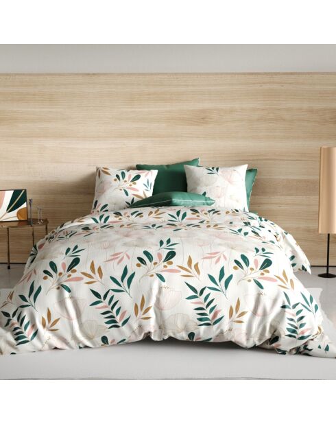 Parure housse de couette Kano beige