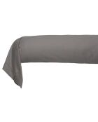 Graues Nackenkissen aus 100% Baumwollsatin