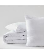 Pack couette + 1 oreiller Microfibre Douceur blanc