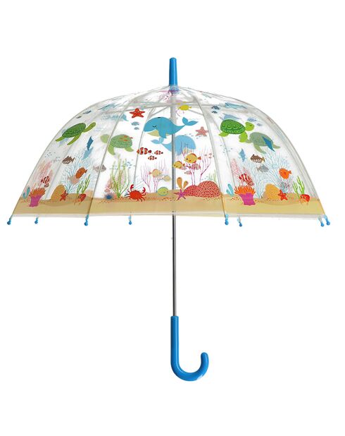 Parapluie cloche Enfant - la vie aquatique multicolore