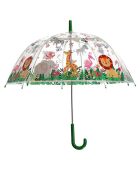 Parapluie cloche Enfant - animaux de la jungle multicolore