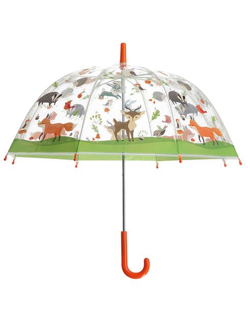 Parapluie cloche Enfant - animaux de la forêt multicolore