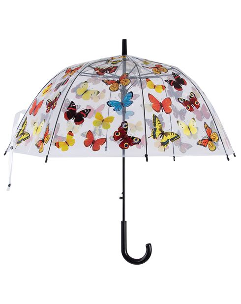Parapluie cloche - Ouverture automatique - Papillons multicolore