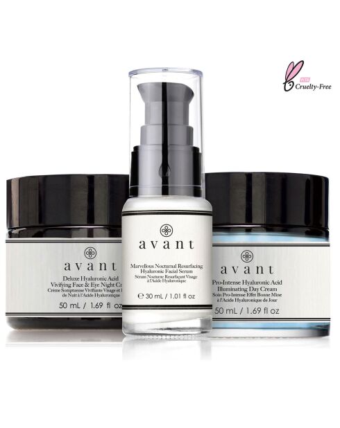 Kit thérapie complète à l'acide hyaluronique - 3 pièces