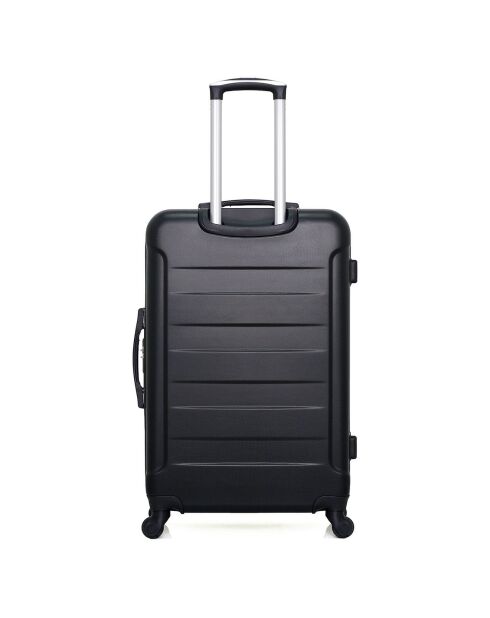 Valise Moyen Séjour 4 roues simples Elbe-A 60 cm noire