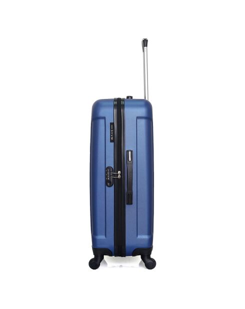 Elbe-A Mittelklasse-Koffer mit 4 Rädern, 60 cm, marineblau