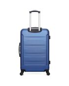 Valise Moyen Séjour 4 roues simples Elbe-A 60 cm bleu marine