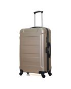 Elbe-A Long Stay Koffer mit 4 Einzelrädern 70 cm beige