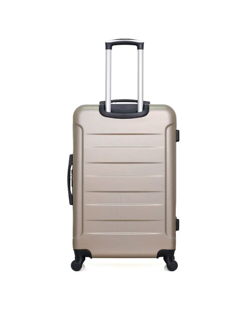 Elbe-A Long Stay Koffer mit 4 Einzelrädern 70 cm beige