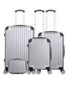 3 Valises & Vanity 4 roues simples Tage-C 30/55/65/75 cm grises
