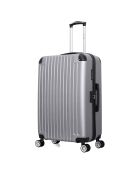 Valigia Tage Medium Stay 4 ruote singole 65 cm grigia