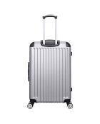 Valigia Tage Medium Stay 4 ruote singole 65 cm grigia